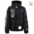 ショッピングmoncler 【SALE】【並行輸入品】モンクレール ダウンジャケット レディース ブルゾン フード付きダウン ナイロンジャケット ブラック ホワイト 黒 白 MONCLER LARM