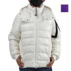 モンクレール ダウンジャケット メンズ アウター フード付き ホワイト パープル CORYDALE GIUBBOTTO MONCLER 【送料無料】