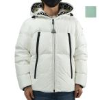 モンクレール ダウンコート メンズ アウター フード付き ホワイト ミントグリーン 白 緑 MONTCLA GIUBBOTTO MONCLER 【送料無料】