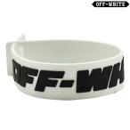 オフホワイト ラバー ブレスレット バンド ホワイト 白 メンズ Off-White INDUSTRIAL THIN BRACEL