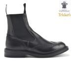 トリッカーズ ヘンリー サイドゴアブーツ メンズ ブラックボックス 黒 M2754 TRICKER'S ELASTIC SIDED BROGUE BOOTS HENRY