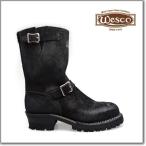 ウェスコ エンジニアブーツ ボス 9インチ オールブラックラフアウト メンズ WESCO ENGINEER BOOTBOSS 7709100R All BLACK R/O 9inch
