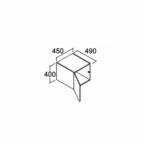 *INAX/LIXIL Piaa la[ARU-455C] высококлассный верхний шкаф промежуток .450mm производство на заказ (HJ)