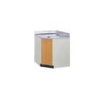 *LIXIL/ солнечный wave [GKW-C-75KBL] свет дуб кухонный стол угол для промежуток .75×75cmse расческа .naru кухня GK-BL серии прием заказа примерно 3 неделя (GF)