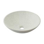 *kak большой [493-254-MW] круглый умывальник снег видеть камень (GB)