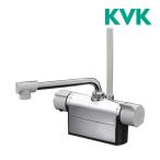 《在庫あり》◆15時迄出荷OK！KVK 水栓金具【FTB200DP1】デッキ形サーモスタット式シャワー 取付ピッチ100mm 190mmパイプ付 一般地用 (旧品番 KF771)