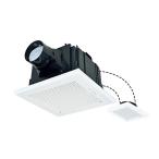 三菱 換気扇【VD-15ZFVC7】ダクト用換気扇 天井埋込形 24時間換気機能付 サニタリー用 2部屋換気用 (旧品番 VD-15ZFVC6)〔IF〕