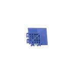 ▲●u.ミヅシマ工業【420-0140】チェックチェッカーコーナー ブルー 65X65