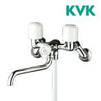 ∠《在庫あり》◆15時迄出荷OK！KVK水栓金具【KF100N2】一時止水付2ハンドルシャワー 壁付