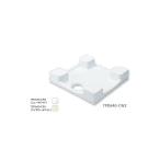 *u. Techno Tec [TPD640-CW1] зонт вверх водонепроницаемый хлеб легкий хлеб слоновая кость белый 640mm×640mm