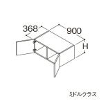 *TOTO [LWFB090CNA1]li модель для wall шкаф средний Class ok ta-b2 листов дверь высота 300mm промежуток .900mm прием заказа примерно 1 неделя (GA)