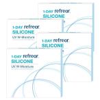 ショッピングシリコン コンタクト 4箱セット シリコーン ワンデーリフレア UV ダブルモイスチャー 1箱30枚 シリコン