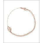 【送料無料】【ラッピング無料】4℃ オープンハート ダイヤモンドピンクゴールドブレスレット ヨンドシー ラッピング無料