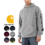  Carhartt тренировочный Parker CARHARTT MIDWEIGHT HOODED LOGO SWEATSHIRT K288 Black Navy Gray Carbon Heather Port Blue Stone Malt Carhartt Brown