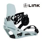 [日本正規品]スノーボード ビンディング リンク 2024 LINK EXKLUSIVE Saxe Blue サックスブルー 青 UNISEX エクスクルーシブ スノーボード バインディング