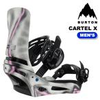 スノーボード バインディング ビンディング バートン BURTON CARTEL X Grey Pink カーテル グレー ピンク メンズ 24-25 日本正規品