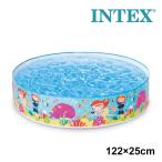 インテックス INTEX スノーケルファンスナップセットプール 122cm U-58477 ビニールプール 家庭用プール