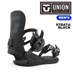 スノーボード ビンディング ユニオン UNION STRATA Black ストラータ ブラック バインディング メンズ 24-25 日本正規品
