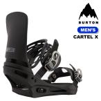 日本正規品 スノーボード ビンディング バートン BURTON MEN'S CARTEL X Black カーテル エックス バインディング メンズ 25-26 予約