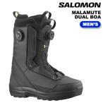  Япония стандартный товар сноуборд ботинки Salomon SALOMON MALAMUTE DUAL BOA Blackmala mute мужской 25-26