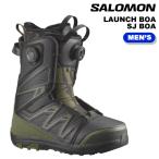  Япония стандартный товар сноуборд ботинки Salomon SALOMON LAUNCH BOA SJ BOA Black Olive заем chi мужской 25-26
