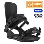 日本正規品 スノーボード ビンディング ユニオン UNION STRATA Black ストラータ バインディング メンズ 25-26