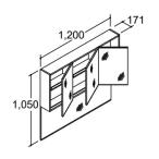 ●INAX/LIXIL 洗面化粧台【MDCX-1203TX】