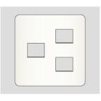 β神保電器 配線器具【WJD-12】J・WIDEシリーズ 2ピースコンセントプレート 2連用