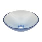 *kak большой [493-263-B] прозрачный умывальник танзанит (GB)