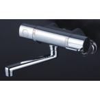 KVK 水栓金具【MTB100KR2T】浴室用水栓 サーモスタット式混合栓 240mmパイプ付〔HB〕