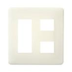 パナソニック 配線器具【WN6005W】モダンプレート5コ用 (ミルキーホワイト)