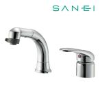 ≦《あすつく》◆15時迄出荷OK！三栄水栓/SANEI 水栓金具【K37110EJV-C-13】シングルスプレー混合栓(洗髪用)