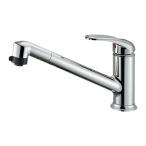 ∠三栄水栓/SANEI 水栓金具【K87101JV-13】シングルワンホールスプレー混合栓〔GA〕