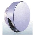 西邦工業【SNU200MS】金網型3メッシュ・薄型フード・水切り付外壁用ステンレス製換気口・薄型フラットフード〔HF〕