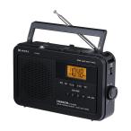 ω東芝 オーディオ【AX-HRT60(K)】ブラック LEDライト付きホームラジオ AM/FM/短波放送 AUREX(オーレックス)