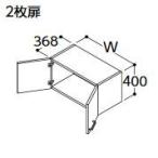 ###TOTO ウォールキャビネット【LWBA060ANA1A】Bシリーズ 2枚扉 間口600mm 受注約1週〔HC〕