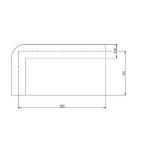 TOTO умывание туалетный столик часть материал [LO95] осушение труба стена осушение (GG)