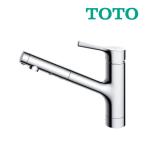 ∞《在庫あり》◆15時迄出荷OK!TOTO キッチン用水栓金具【TKS05305ZA】GGシリーズ 台付シングル混合水栓 エコシングル ハンドシャワー 寒冷地用