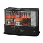 ●トヨトミ 暖房機器【RS-W3024(B)】ブラック ポータブル石油ストーブ シングル燃焼 (ワイドタイプ) タンク4.0L 乾電池別売〔▽〕