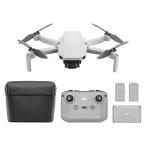 DJI ドローン Mini 2 SE Fly Moreコンボ 軽量 2.7K動画撮影可能 折りたたみ式 ミニカメラ リモコン グレー 初心者向け バッテリーx3