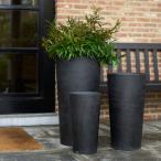 D&amp;M(ti- and M ) Wedge pot H57 крем / черный 9 номер большой горшок покрытие горшок pot крышка плантатора цветок pot бетон 