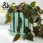 &Klevering(アンドクレベリン) クラッシュポット ストライプ Φ23.5