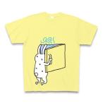 冷蔵庫で涼むウサギ Tシャツ Pure Color Print(ライトイエロー)
