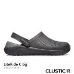 ・クロックス《ユニセックス》/ CROCS/LiteRide Clog/ ライトライド クロッグ/ ブラック×スレートグレー│204592