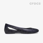 ・クロックス《レディース》/ CROCS/W Sloane Graphic Flat/スローン グラフィック フラット/レオパード｜206210