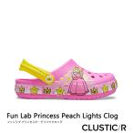 CROCS【クロックス/キッズ】Fun Lab Princess Peach Clog/ ファンラブ プリンセス ピーチ クロッグ/ エレクトリックピンク｜206509