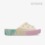 クロックス サンダル 《Ws》 Classic Platform Ombre Marbled Slide クラシック プラットフォーム オンブレ マーブル スライド 《メンズ靴 レディース靴》