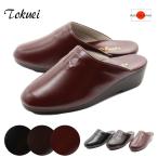 Tokuei 徳映化学工業所 トクエイ サンダル ミュール つっかけ ヘップ レディース 靴 黒 ブラック 軽量 外履き スリッパ  日本製 国産 10-603