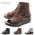 In Cholje インコルジュ ブーツサンダル  本革くしゅふわブーツサンダル☆ ic4050