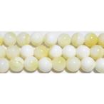レモンマザーオブパール （沖縄県産） 丸玉 6mm A　　　※ 天然石ビーズ 天然石 パワーストーン ...